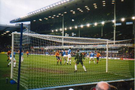 Mighty Goodison from the Street end