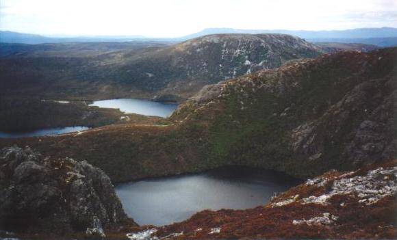 Lakes by Cradle Mountain